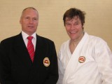 Michael Thornton and Sensei Ashley Croft