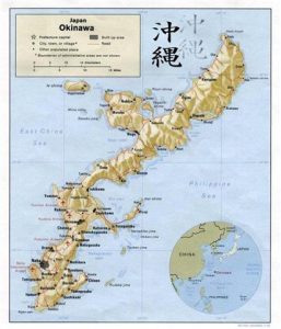 Okinawa Japan Map Chiltern Karate Association New